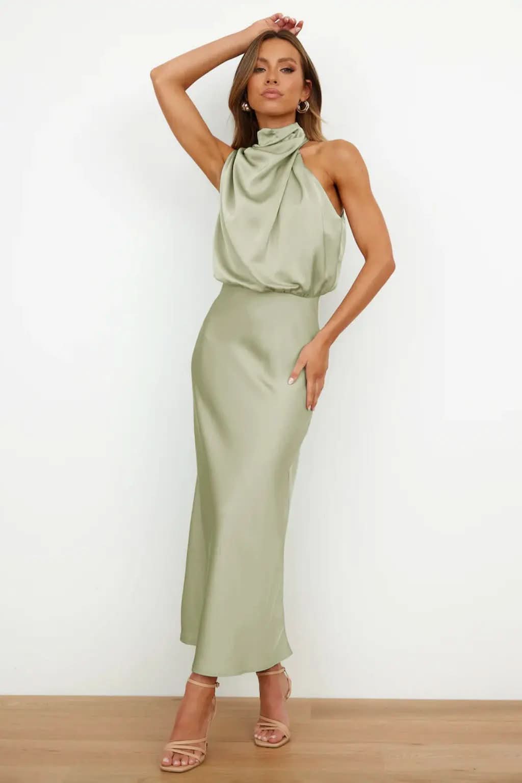 Carlina – Robe Longue Satinée MollyBoo