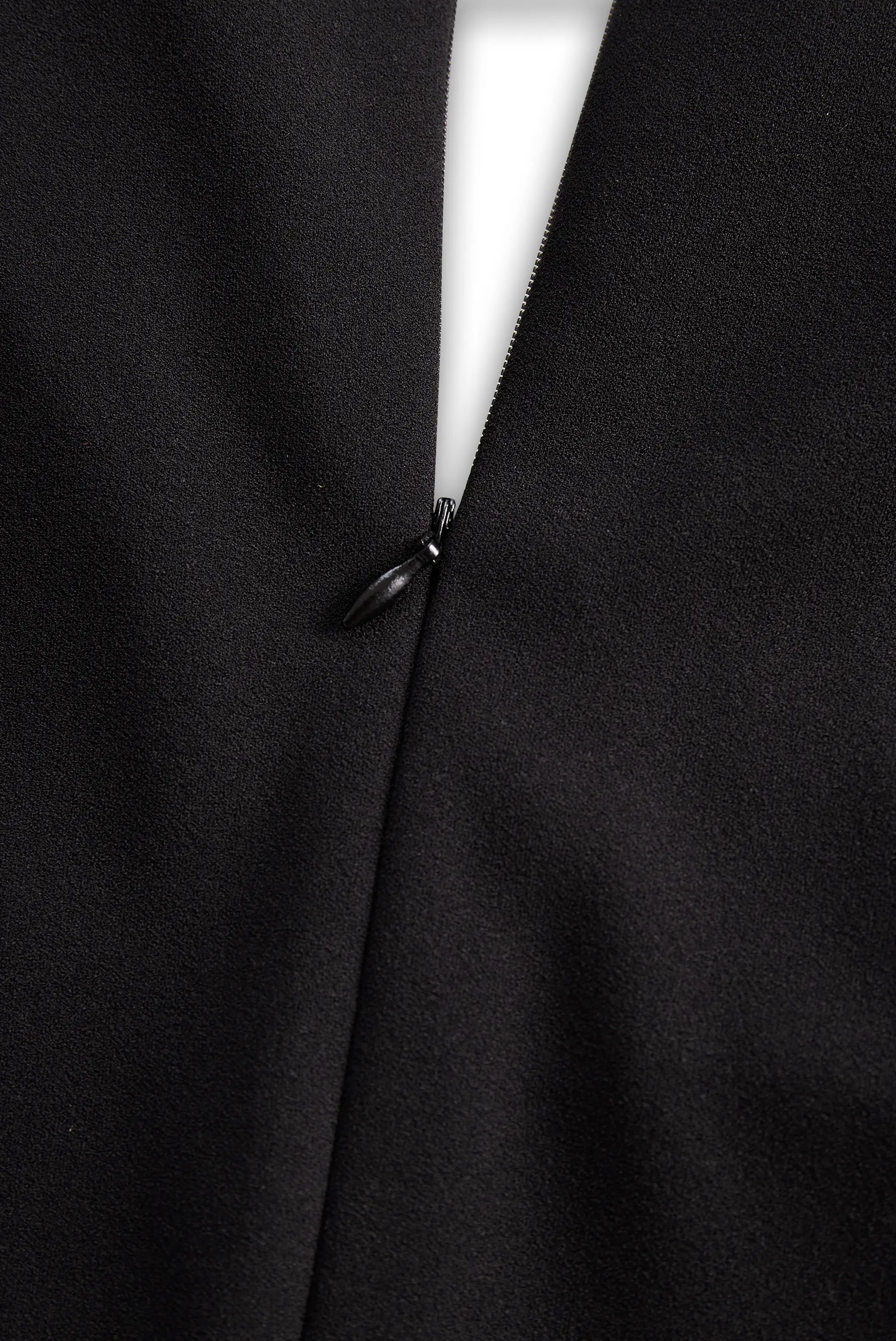 Refined Black Belted Sheath Dress with Mandarin Collar MollyBoo