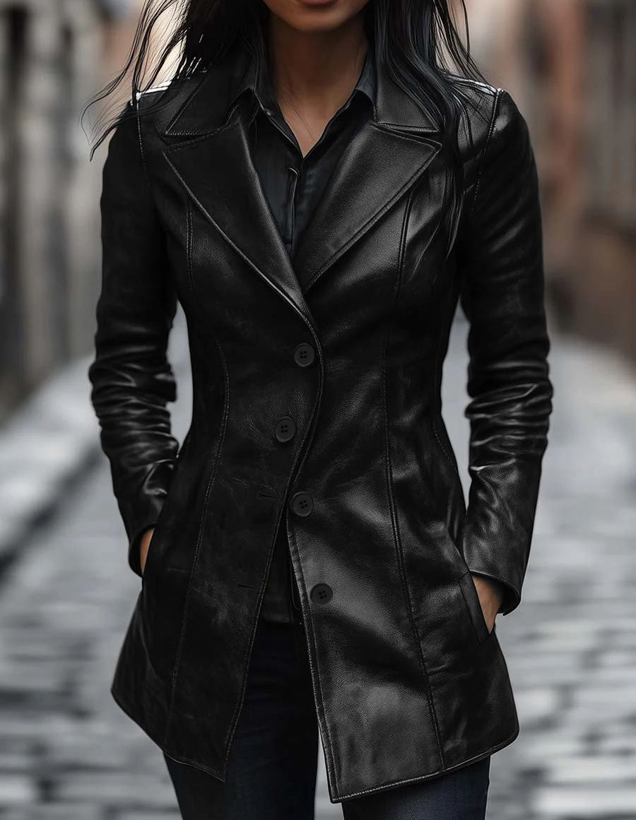Timeless Elegance — Women's Faux Fur Coat
