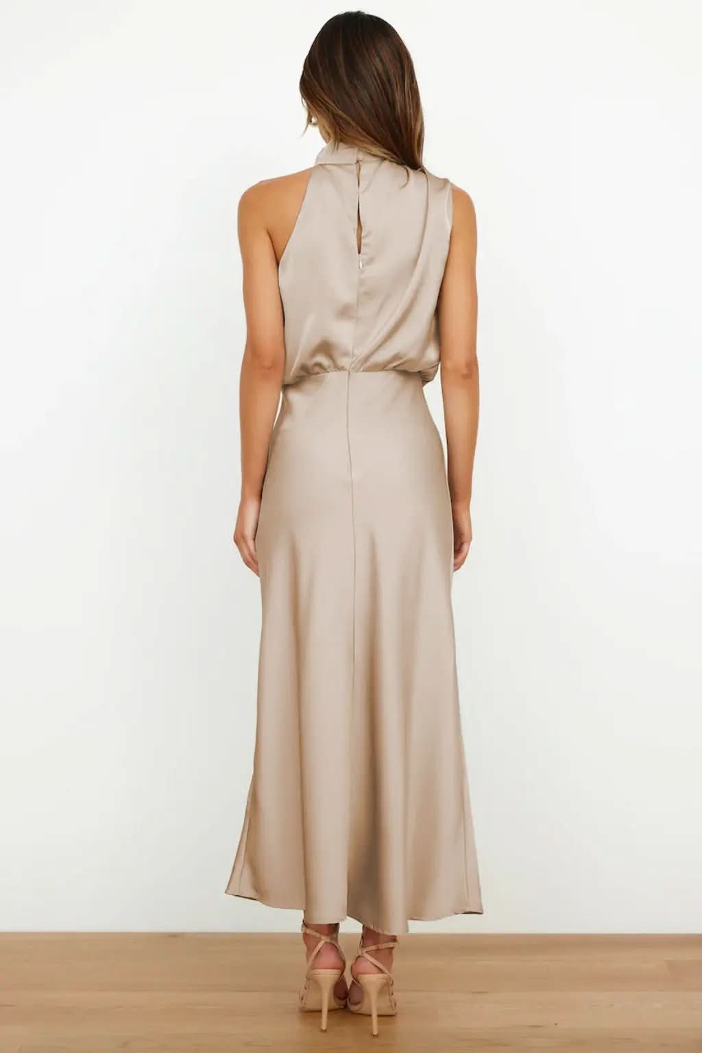Carlina – Robe Longue Satinée MollyBoo