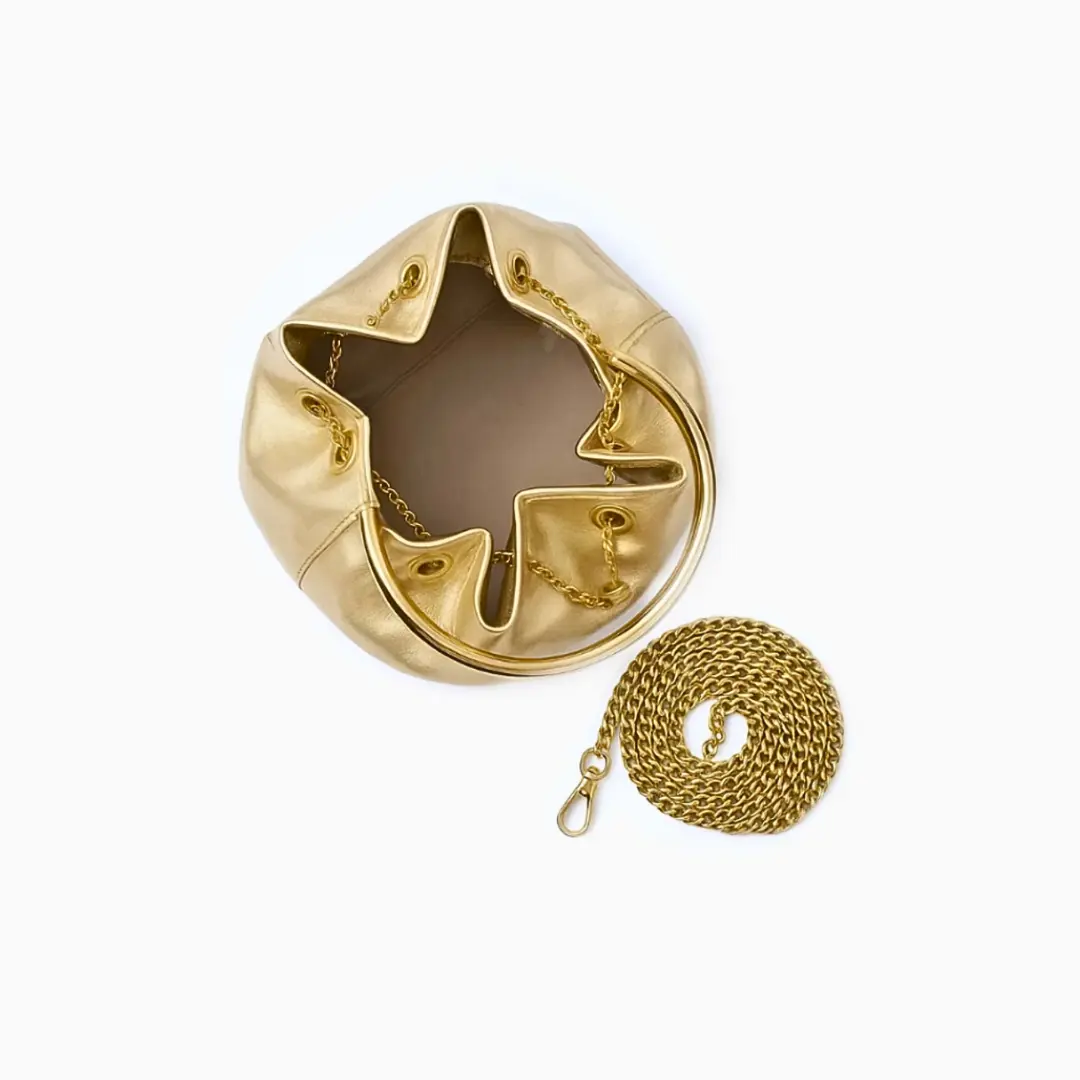 Delaney Metallic Handbag LUXBAG