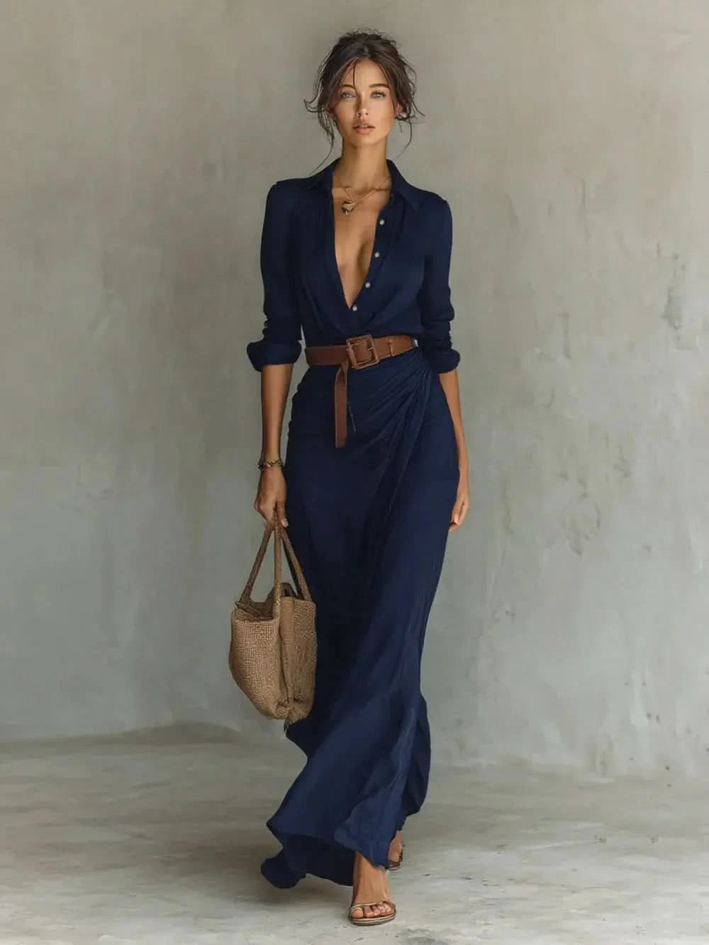 CELINE - LAPEL DRESS MollyBoo