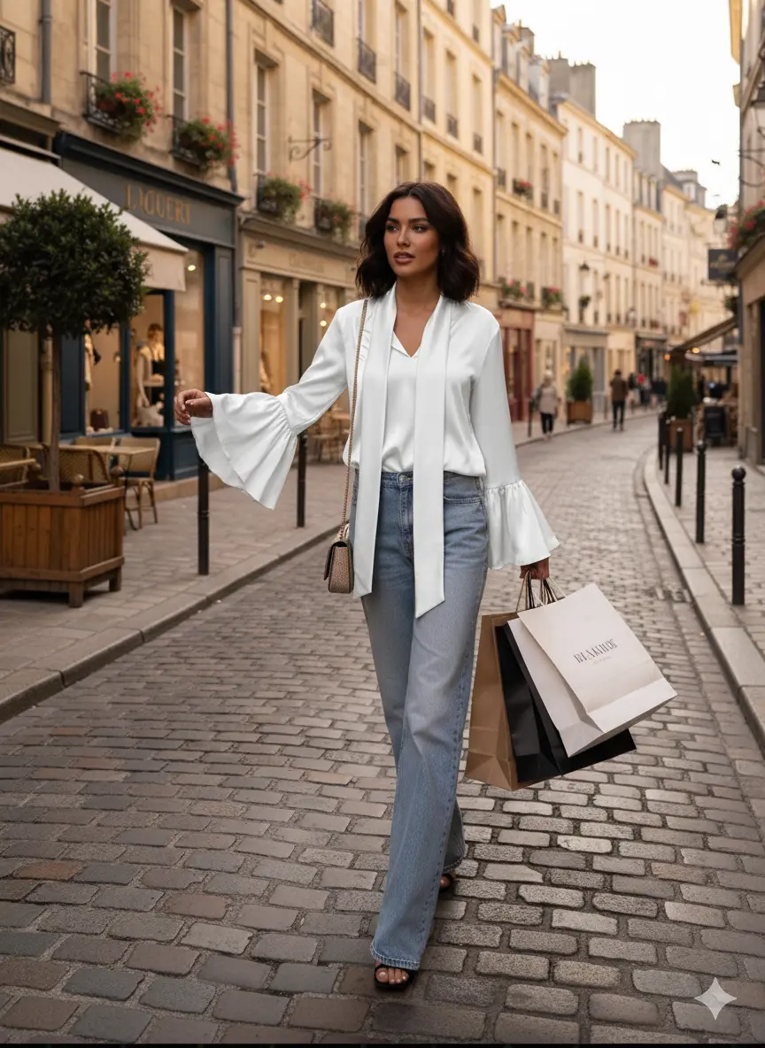 Camila - Silk Shirt MollyBoo