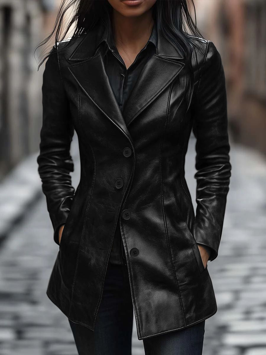 Timeless Elegance — Women's Faux Fur Coat