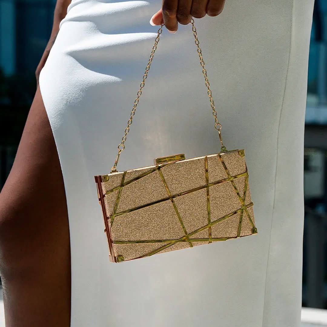 Geometric Clutch Bag LUXBAG