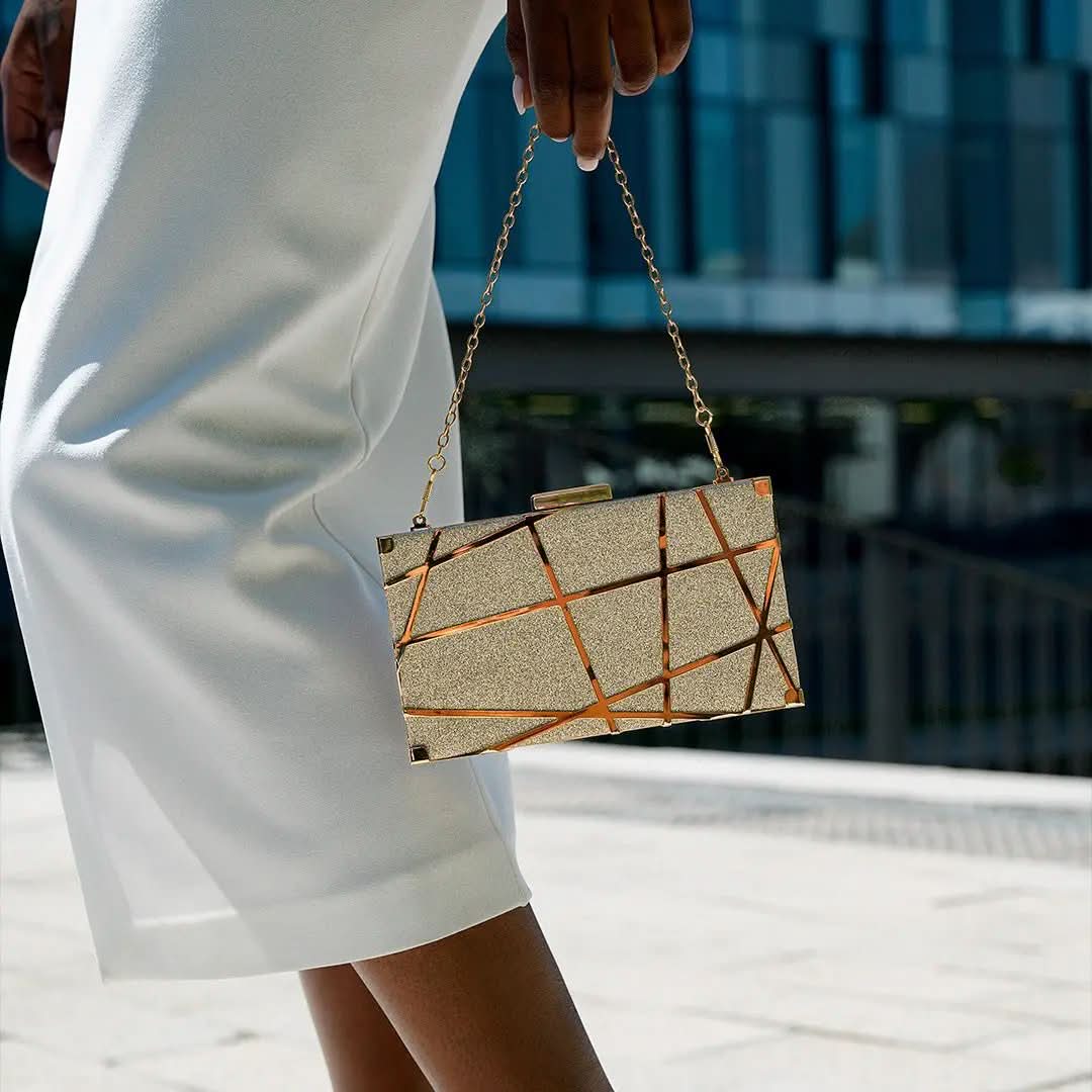 Geometric Clutch Bag LUXBAG
