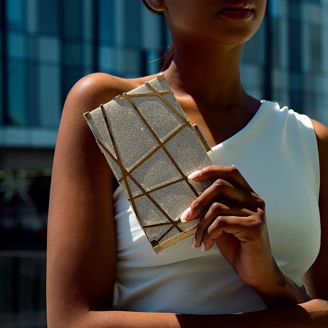 Geometric Clutch Bag LUXBAG