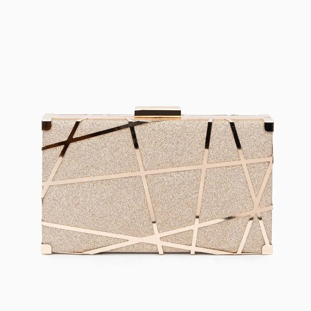 Geometric Clutch Bag LUXBAG