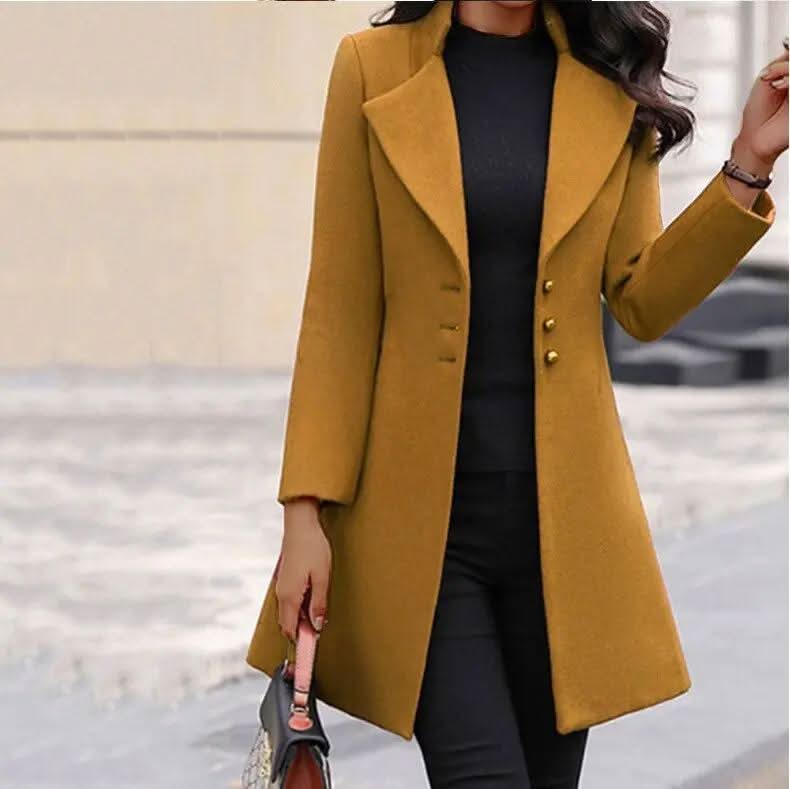 Christina - Wool Blend Coat MollyBoo