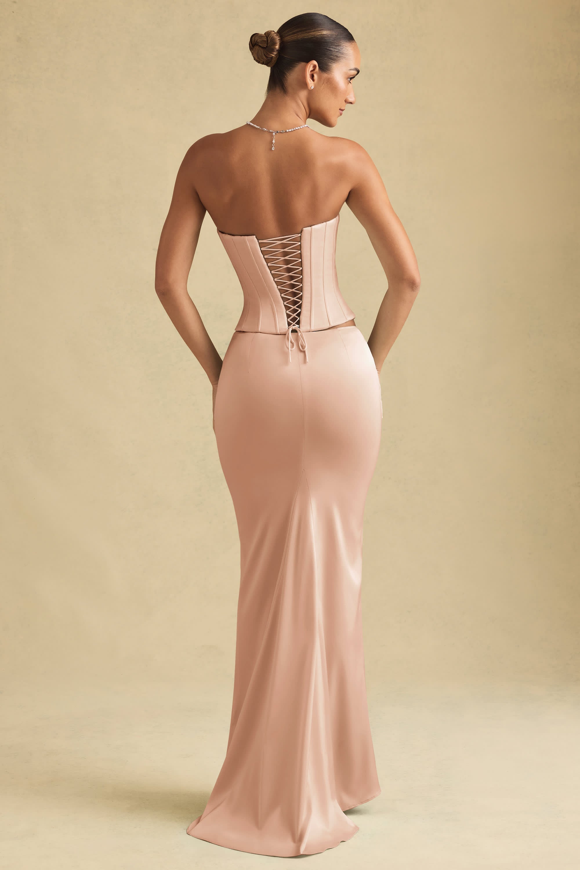 Jupe Maxi Satin Éloïse Kelda Élégance et Confort Absolus MOLLYBOO