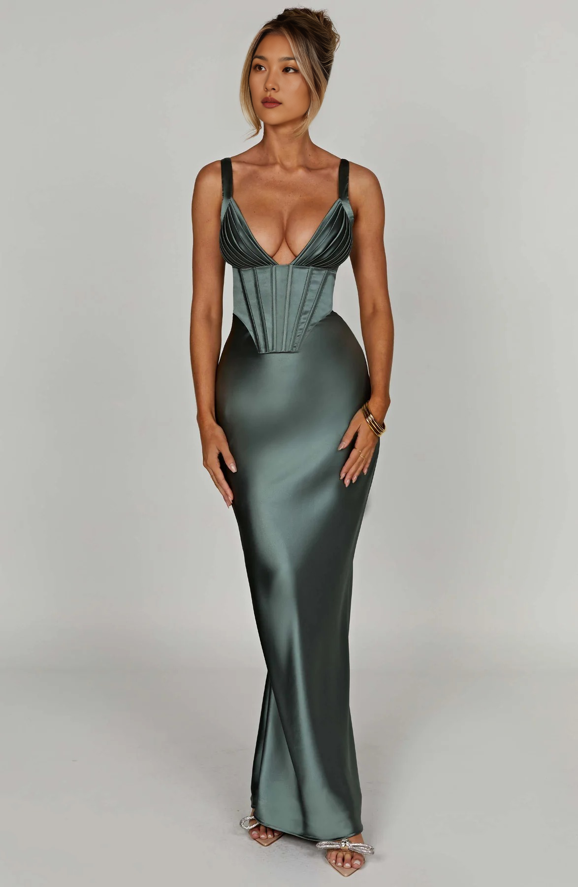 Robe Shaélle Maxi Élégance et Raffinement Parisien MOLLYBOO