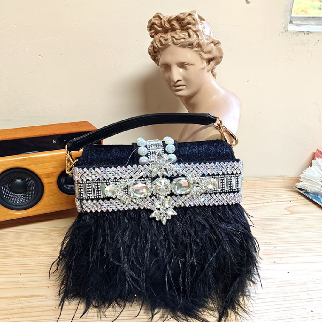 Velora Feather Handbag LUXBAG