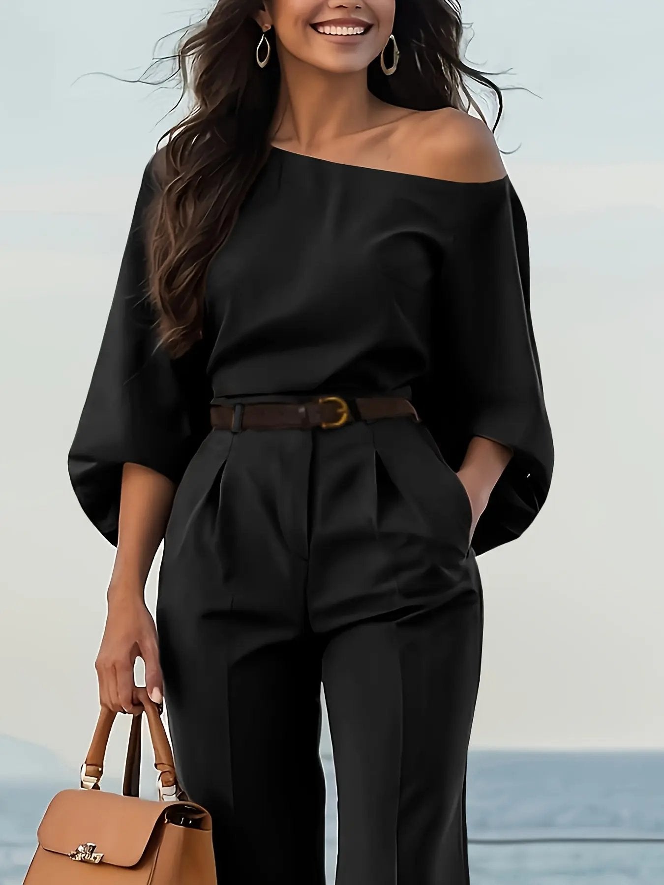 Mollyboo Elegant Asymmetrical Set - Sophistication and Style MollyBoo