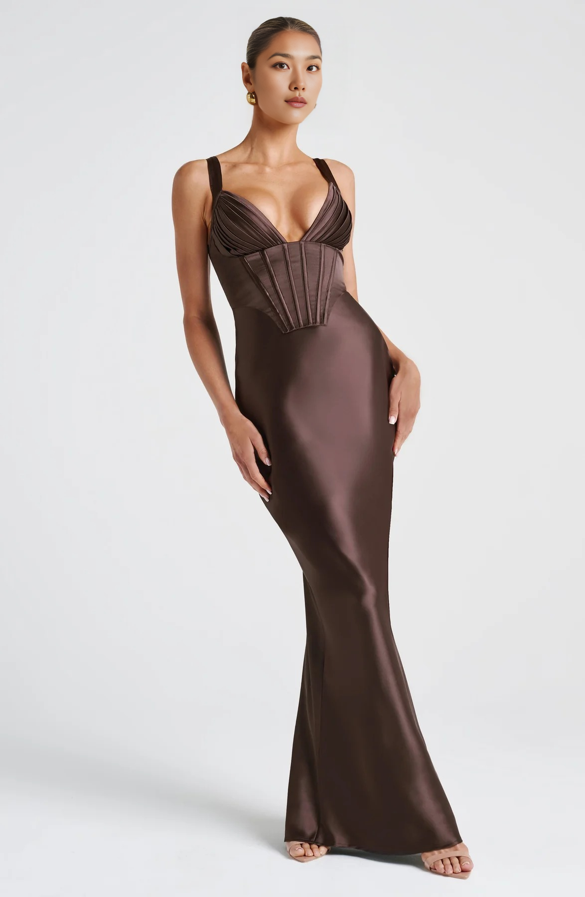Robe Shaélle Maxi Élégance et Raffinement Parisien MOLLYBOO