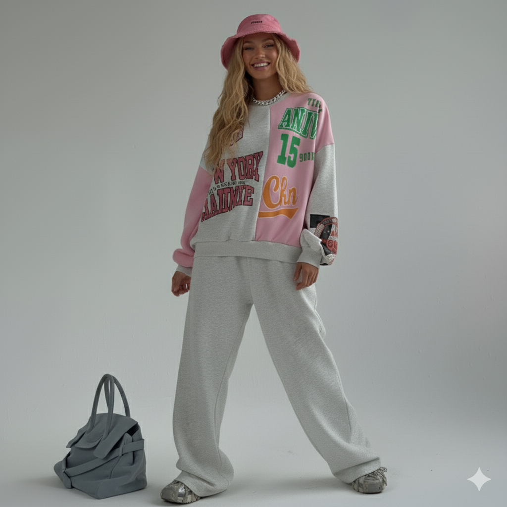 Ensemble survêtement oversize femme