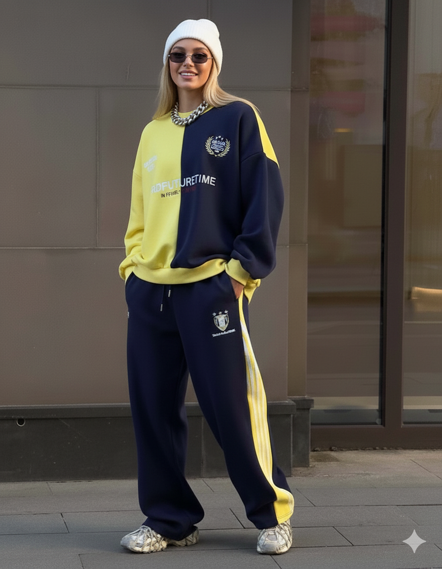 Ensemble survêtement oversize femme