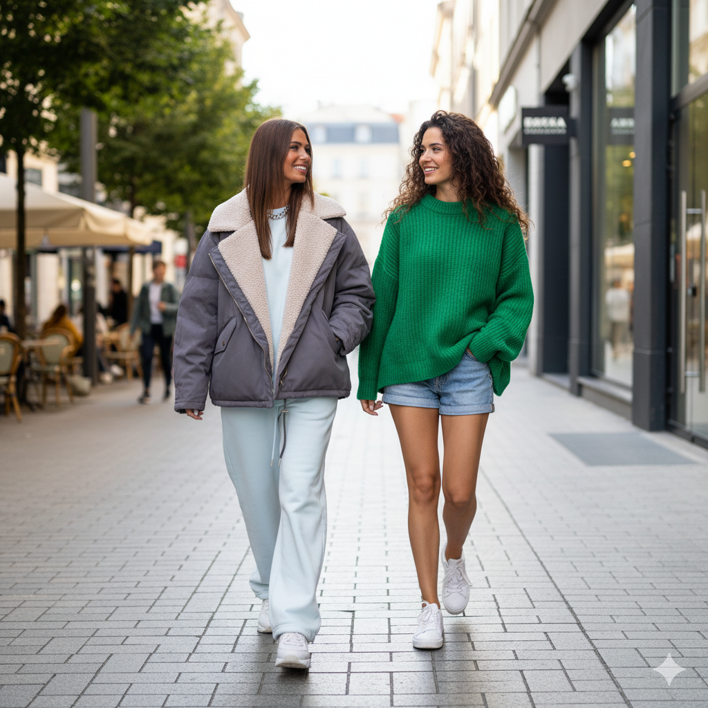 Manteau à col en fourrure : Élégance et confort