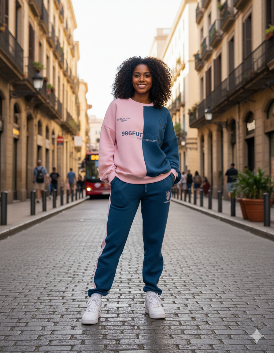 Ensemble survêtement oversize femme