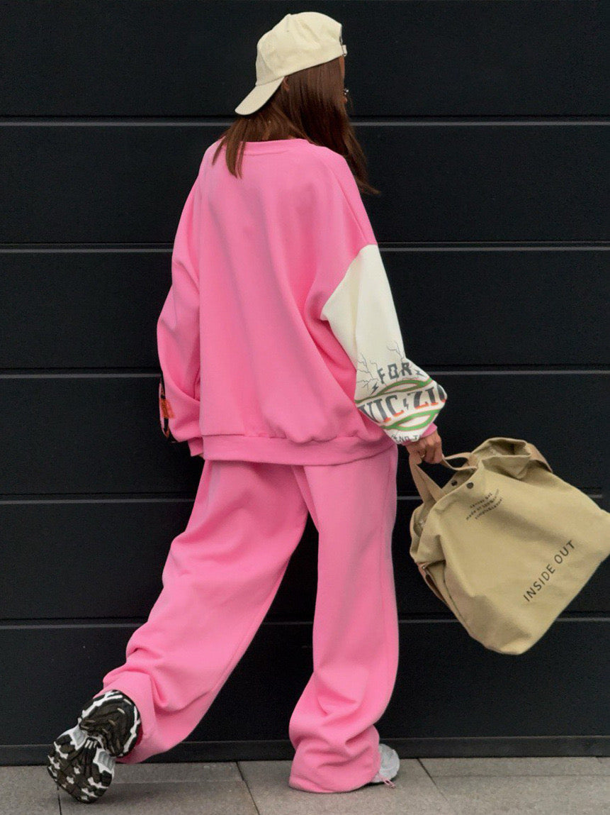 Ensemble survêtement oversize femme