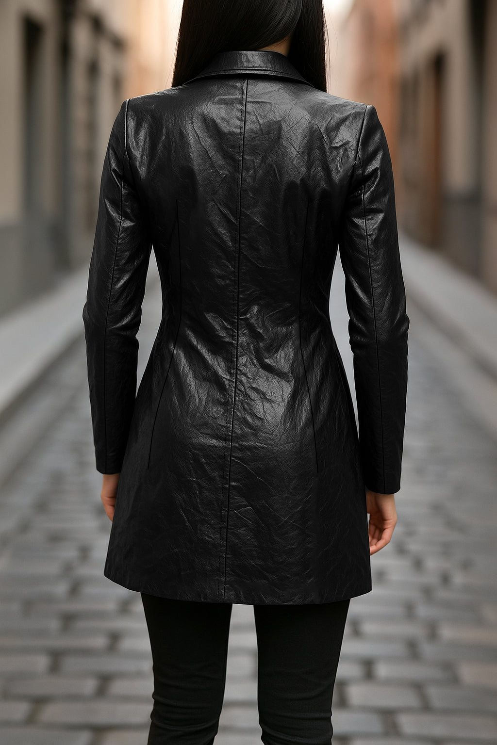 Timeless Elegance — Women's Faux Fur Coat
