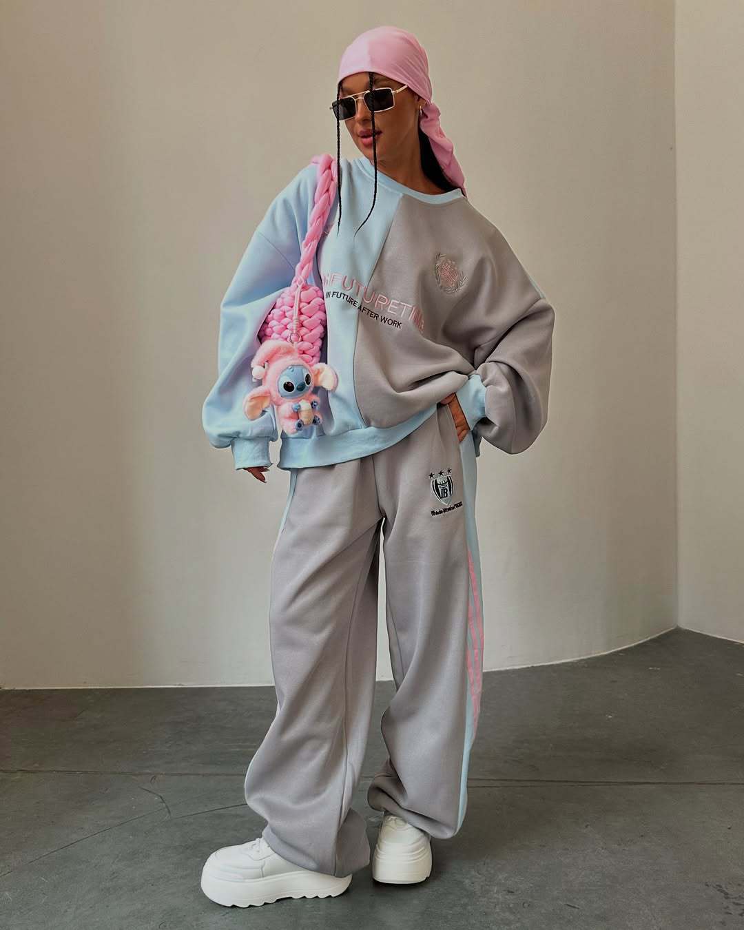 Ensemble survêtement oversize femme