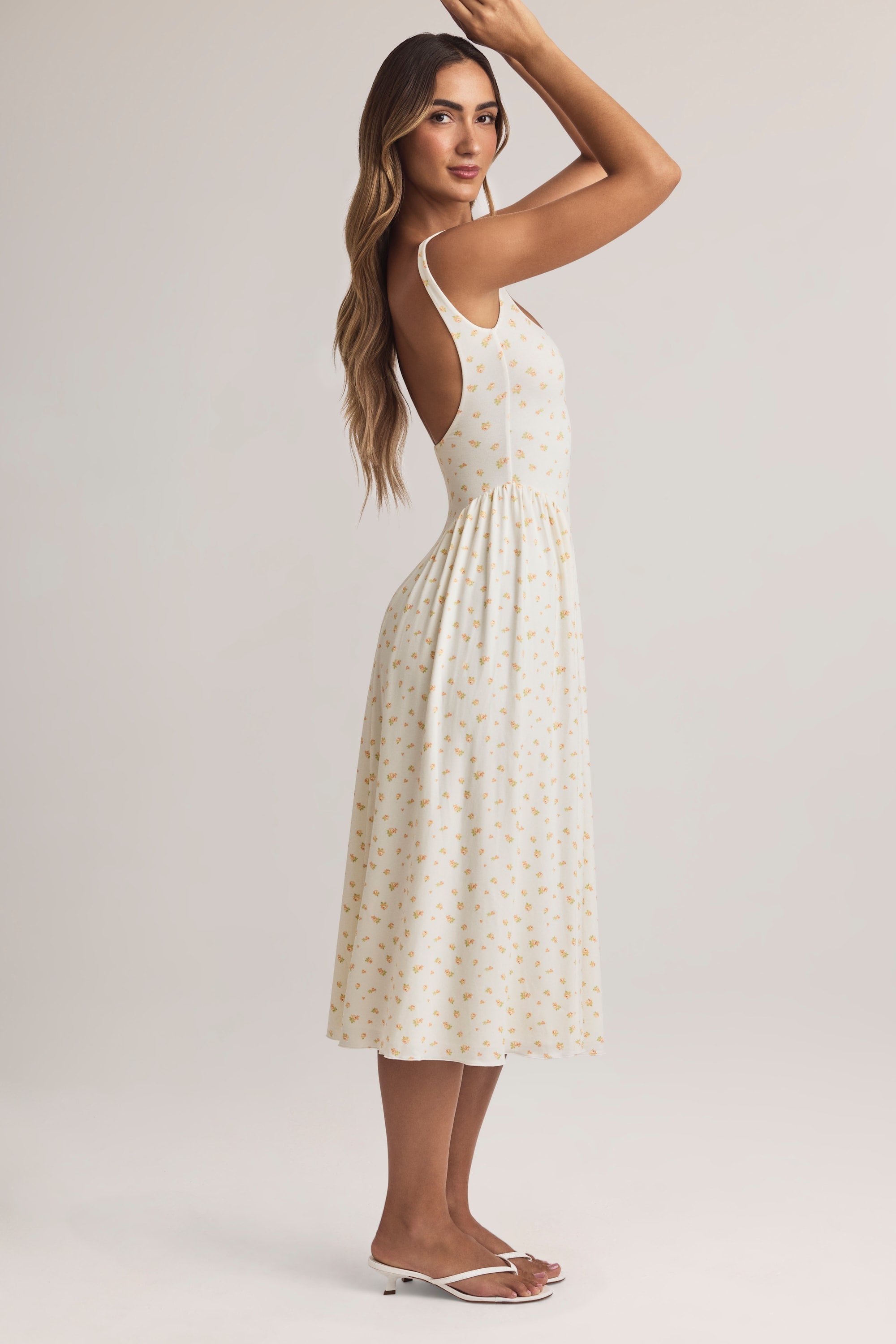 Robe Midaxi Aireen – Élégance Florale