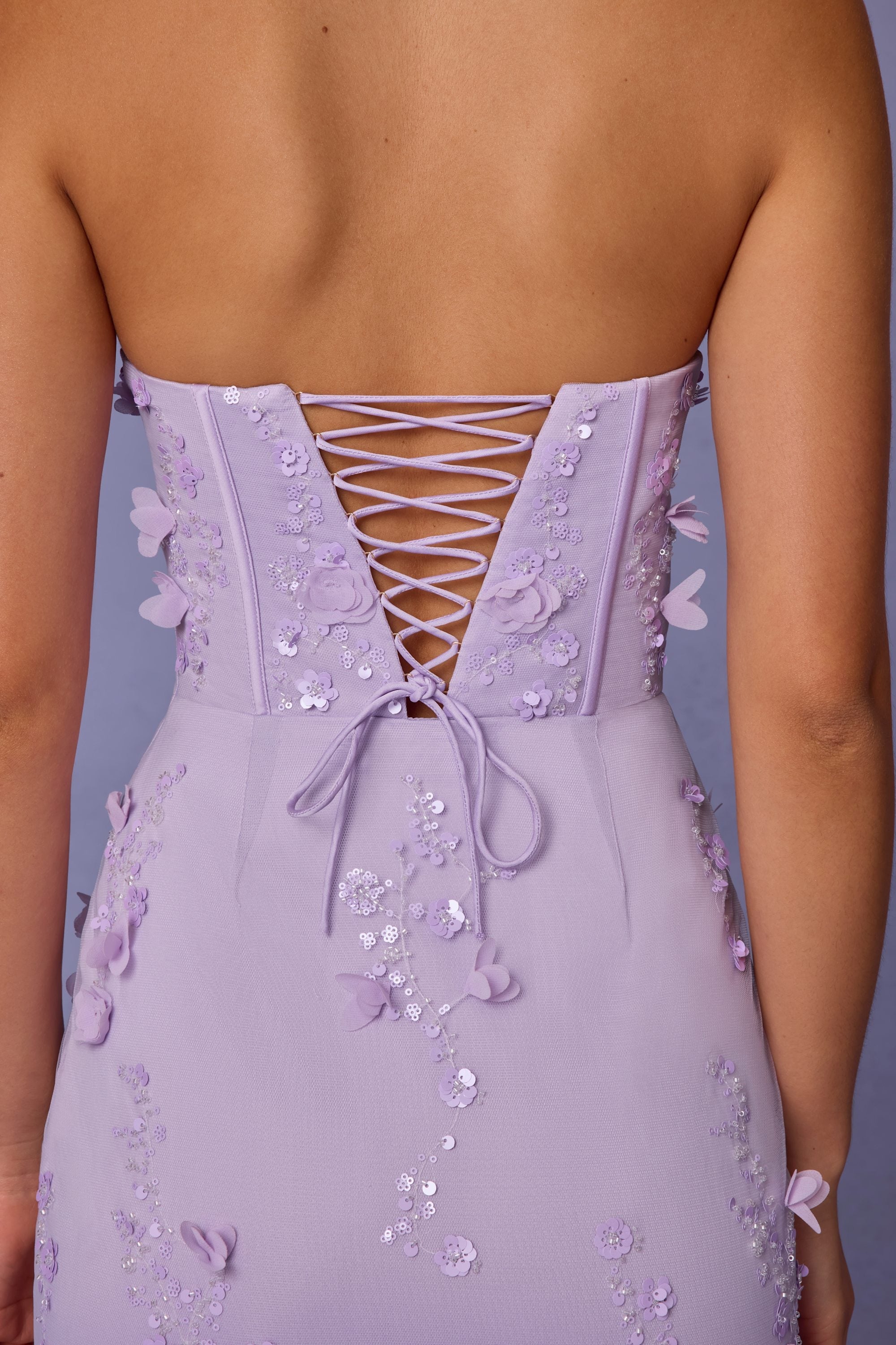 Robe de Soirée Amal – Bustier & Tulle