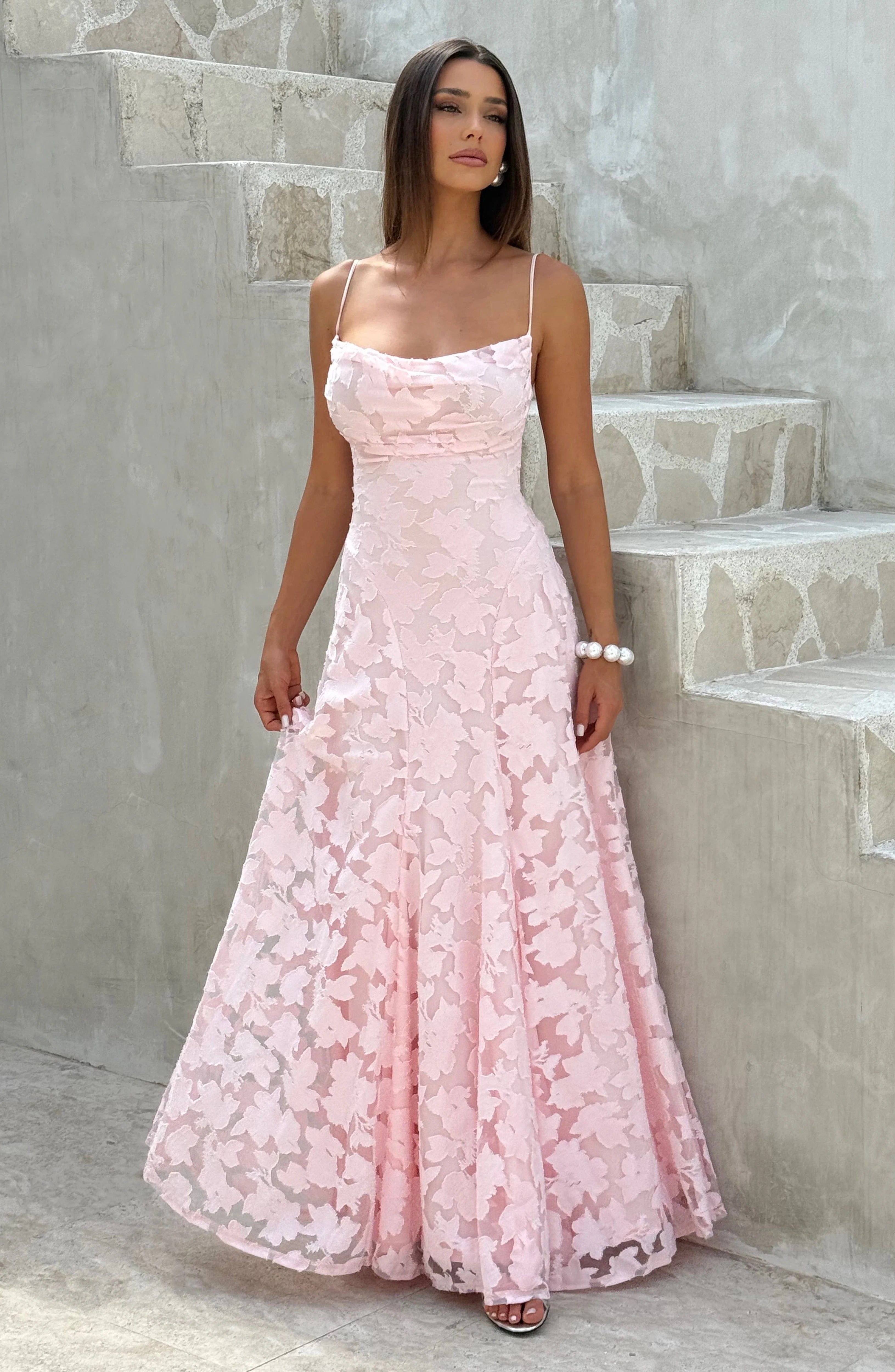Francis Elegant Cowl Maxi Dress A minha loja