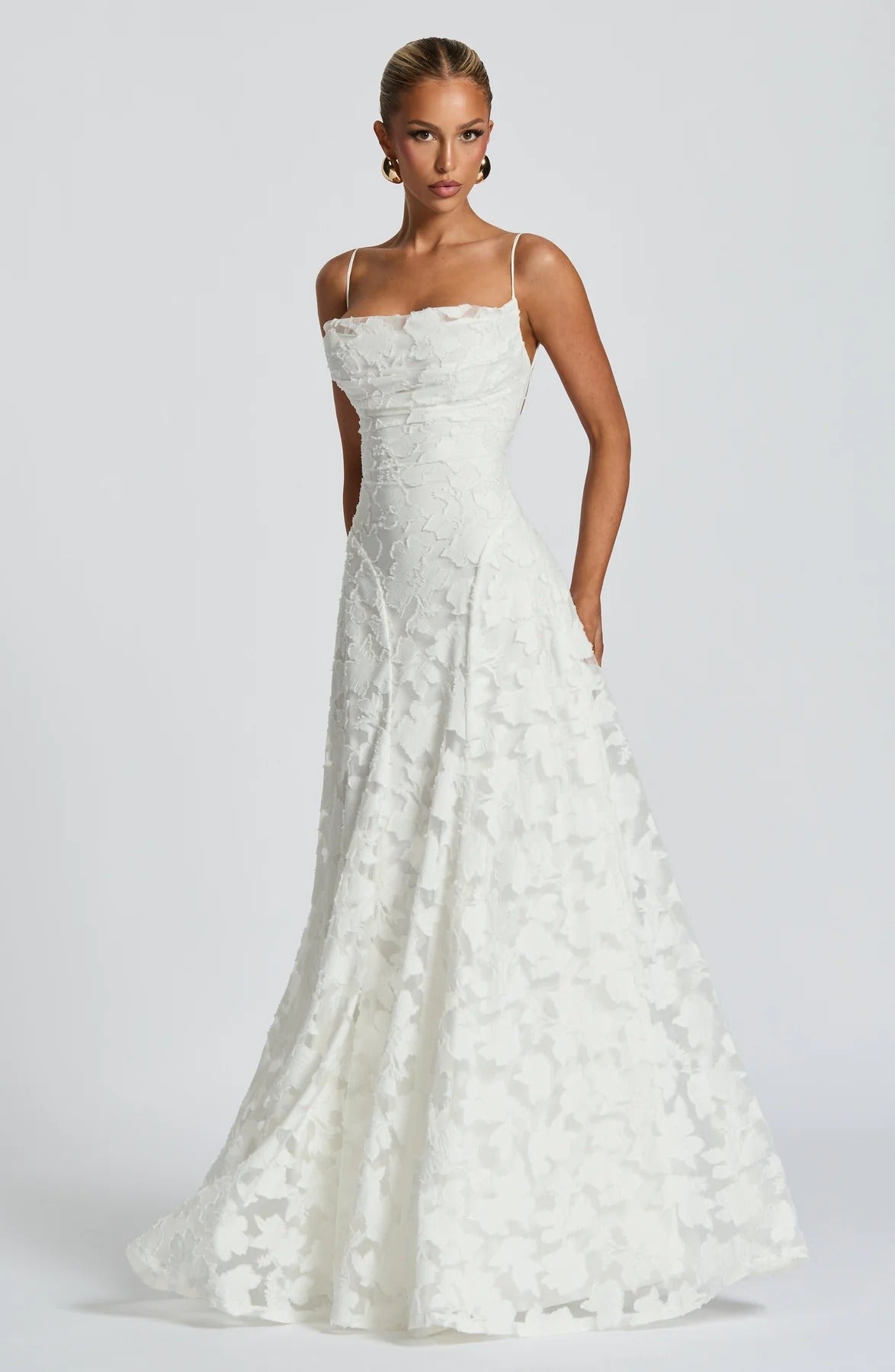 Francis Elegant Cowl Maxi Dress A minha loja