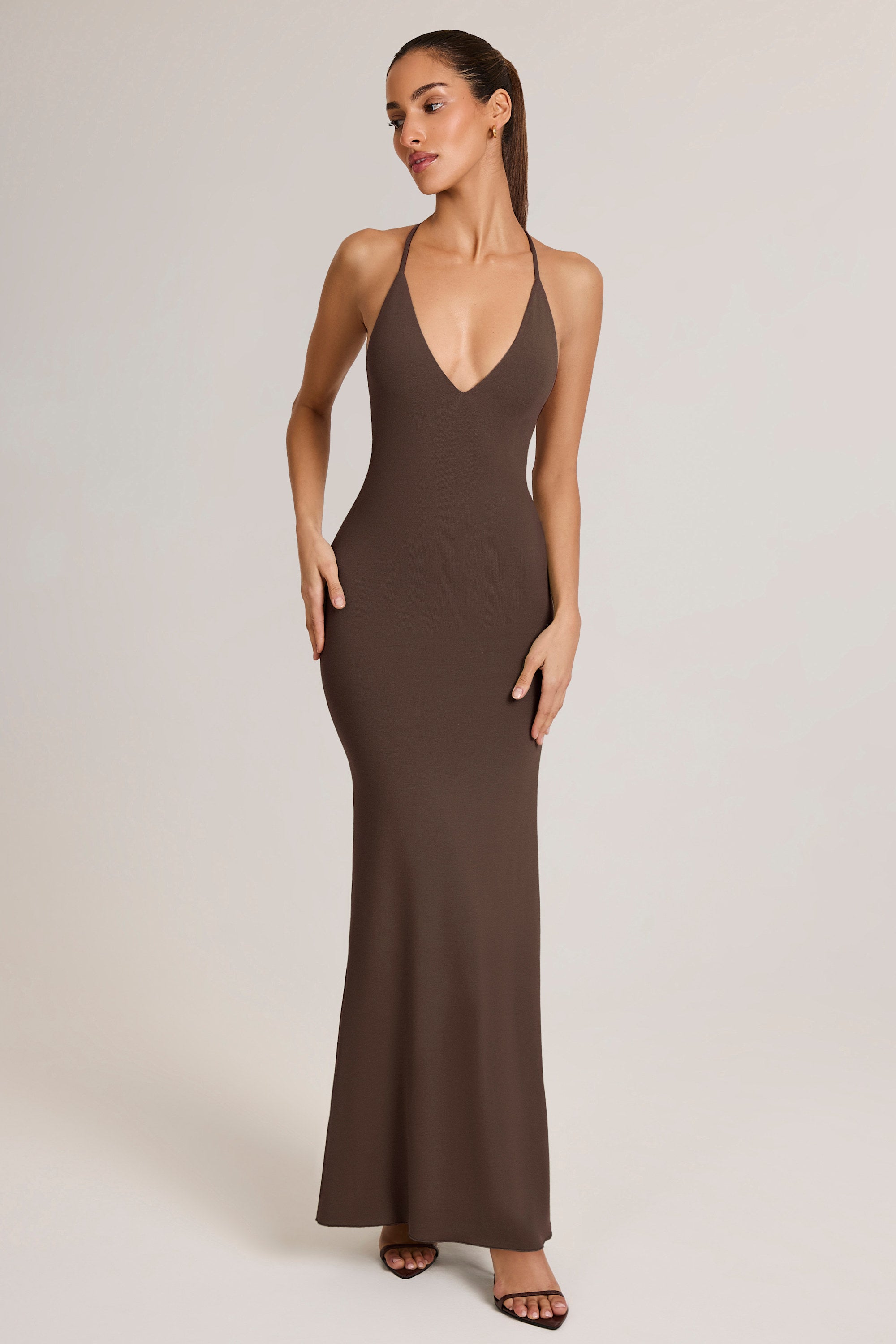 Robe Longue Leire Élégance Épurée & Silhouette Sculptée