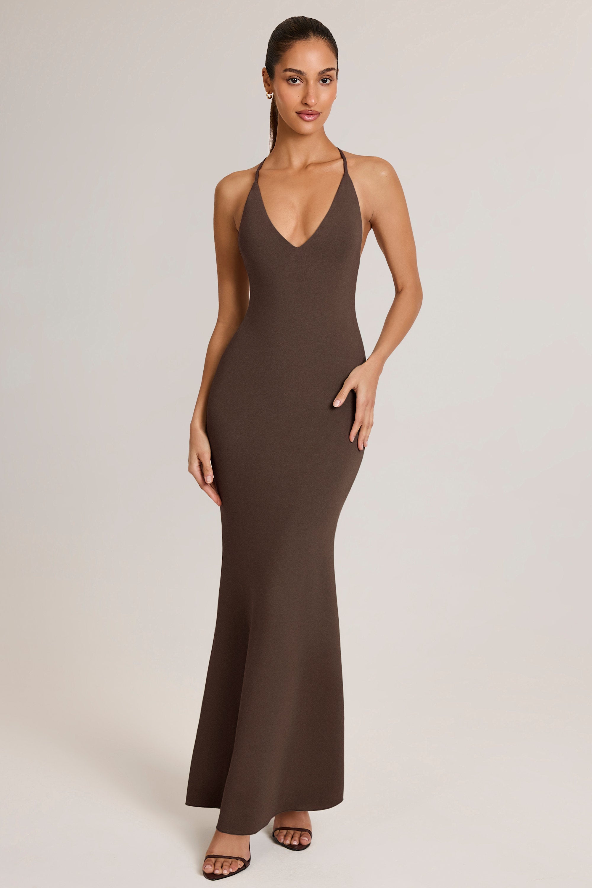 Robe Longue Leire Élégance Épurée & Silhouette Sculptée