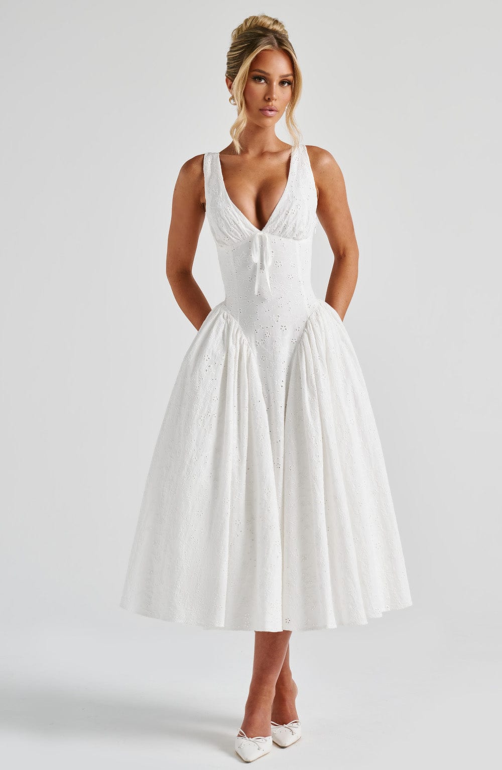 Monroe Dress – Romantic Ivory