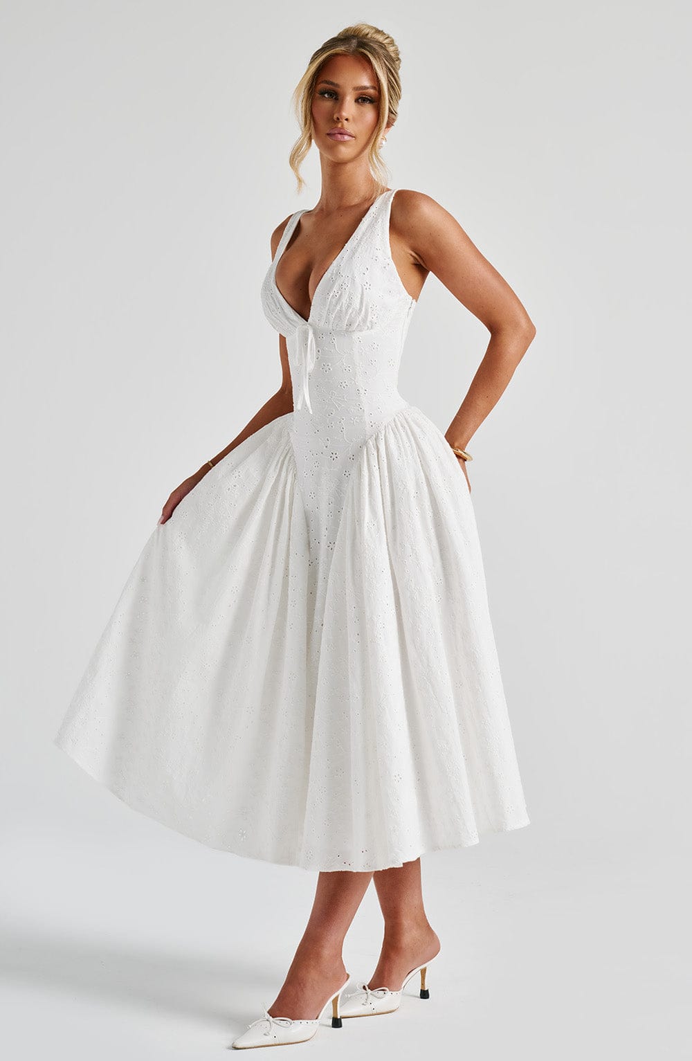 Monroe Dress – Romantic Ivory