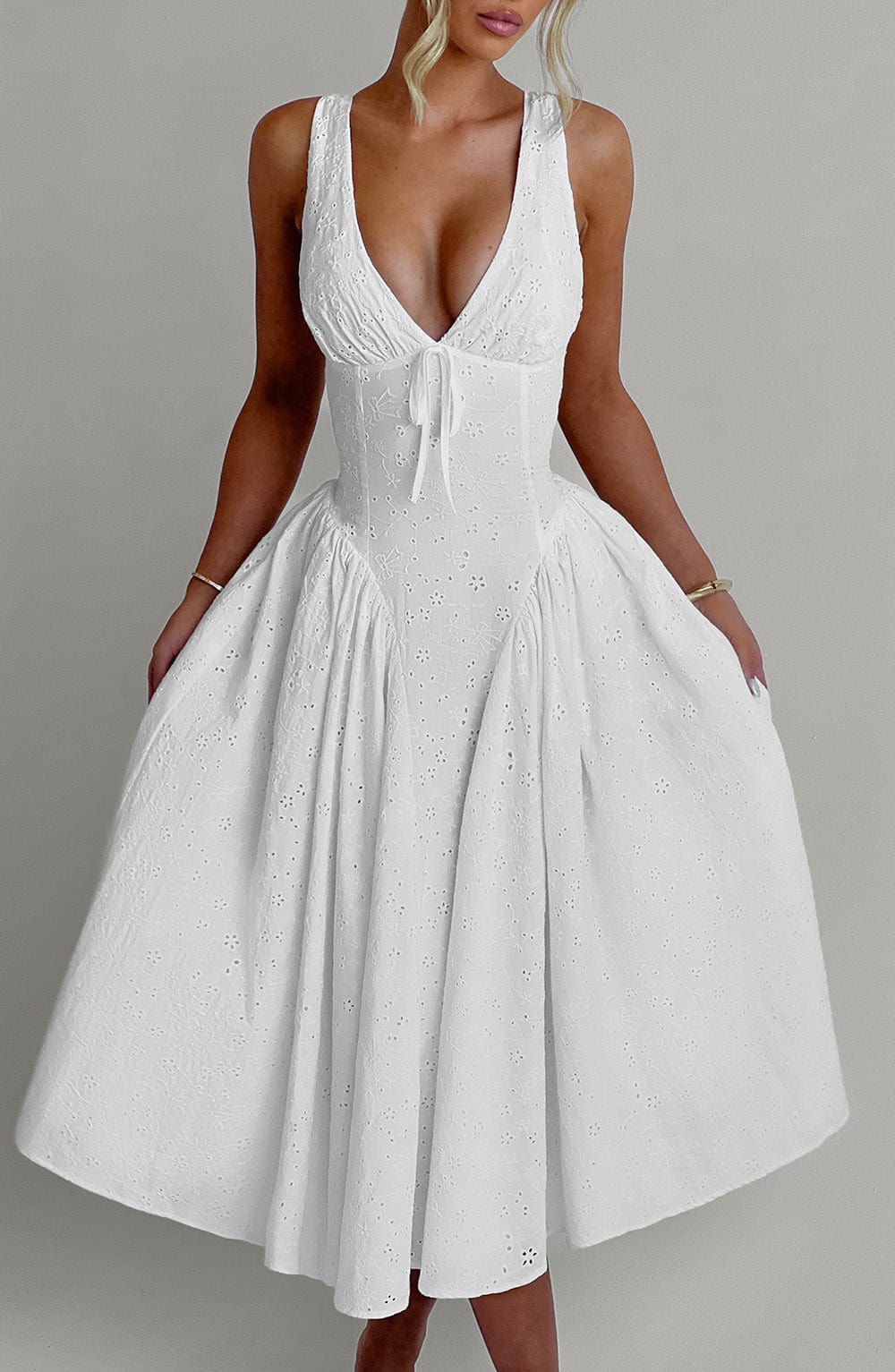 Monroe Dress – Romantic Ivory