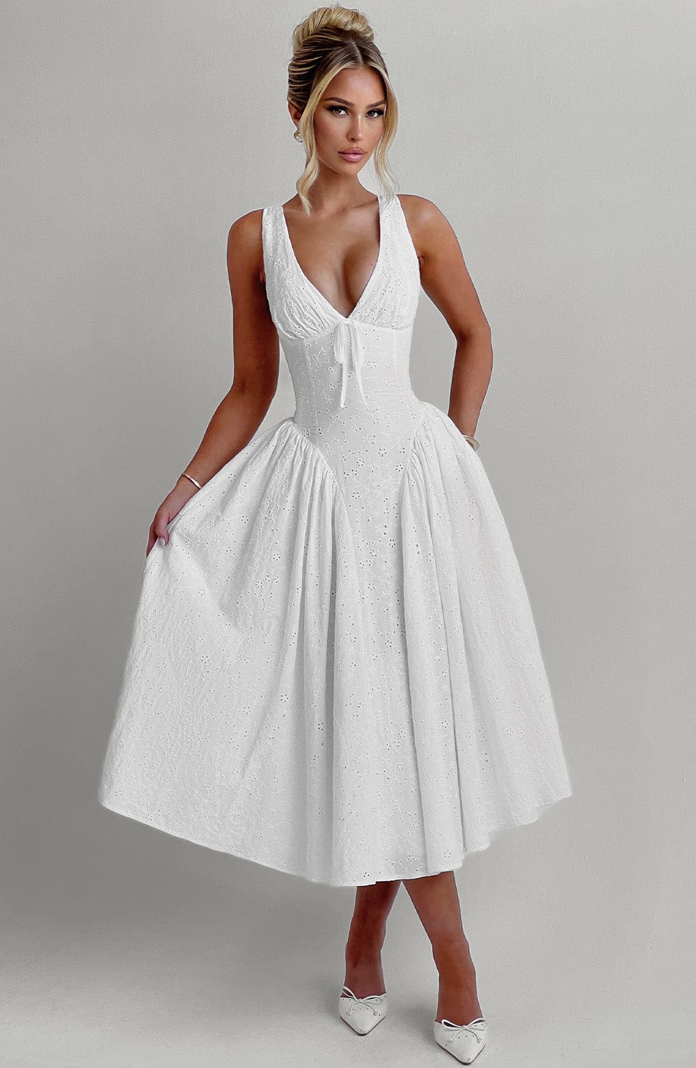 Monroe Dress – Romantic Ivory
