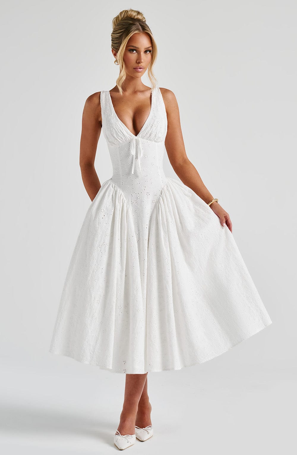Monroe Dress – Romantic Ivory