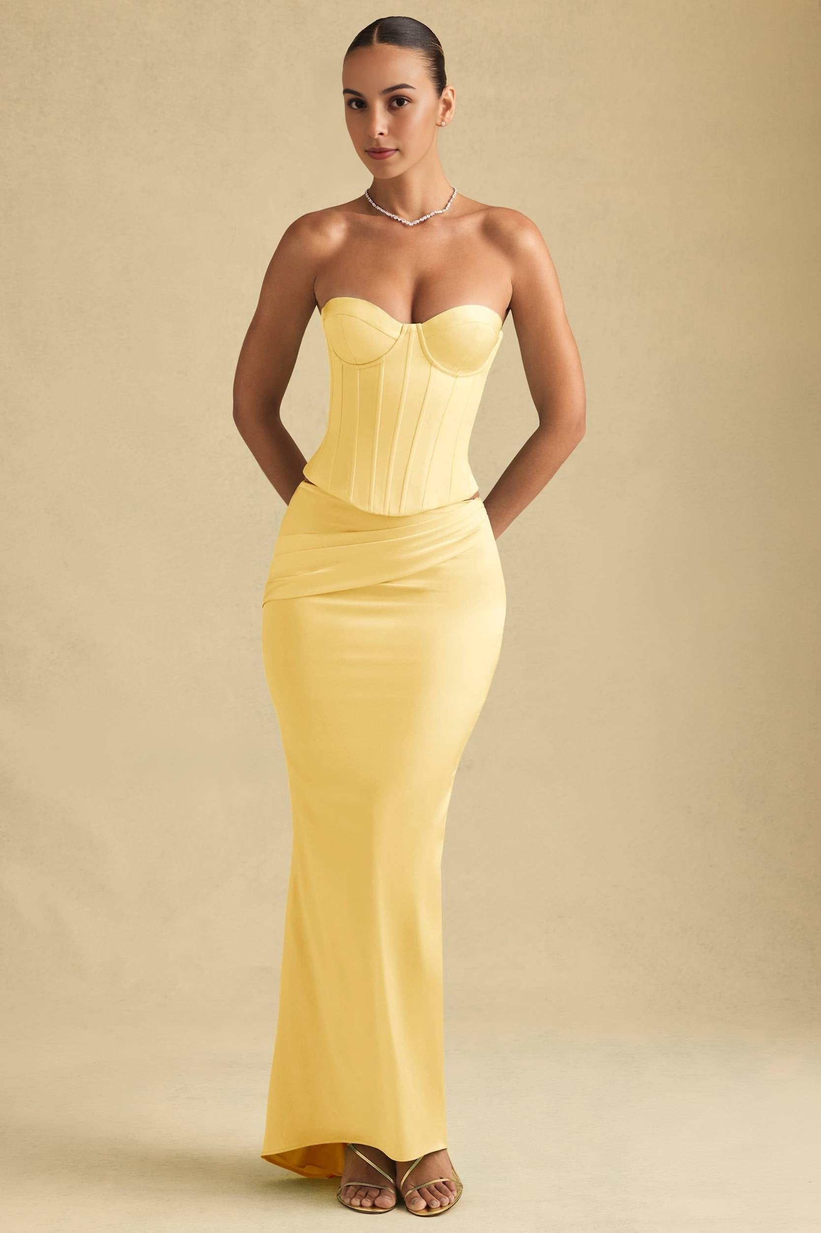Jupe Maxi Satin Éloïse Kelda Élégance et Confort Absolus MOLLYBOO