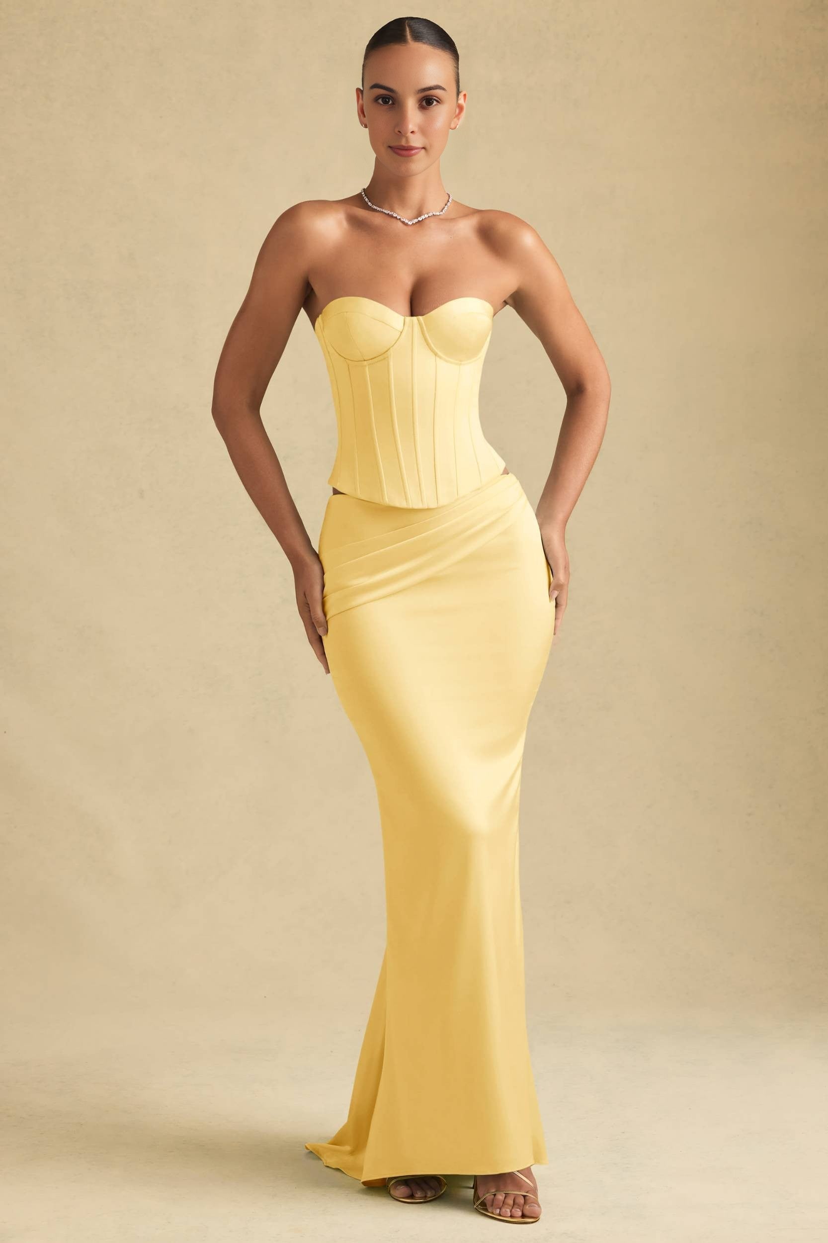 Jupe Maxi Satin Éloïse Kelda Élégance et Confort Absolus MOLLYBOO