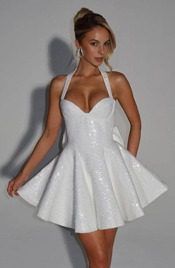 Georgette Juliette Sequin Mini Dress MOLLYBOO